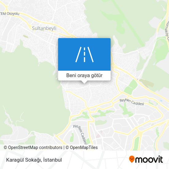 Karagül Sokağı harita