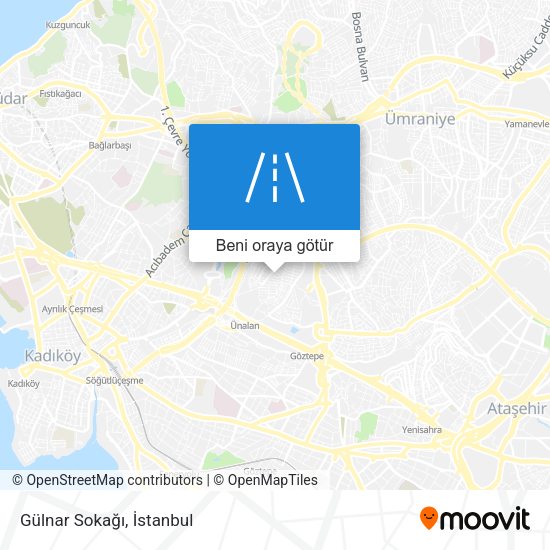Gülnar Sokağı harita