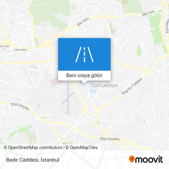 Bedir Caddesi harita