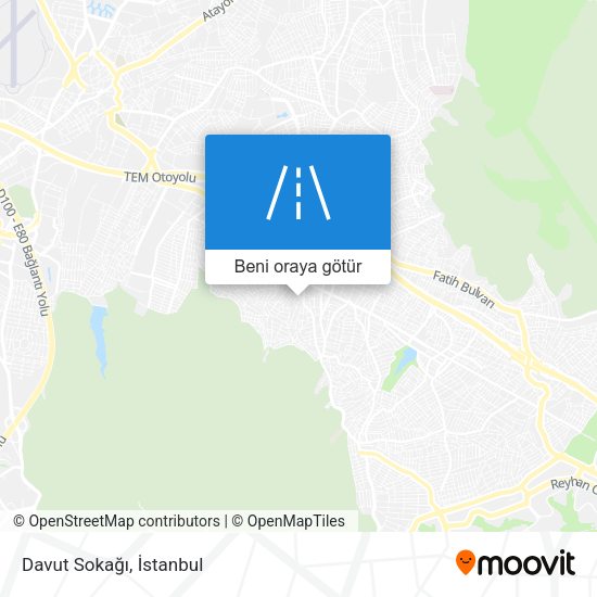 Davut Sokağı harita