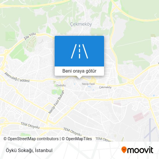 Öykü Sokağı harita