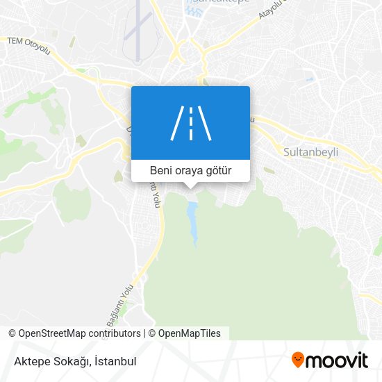 Aktepe Sokağı harita