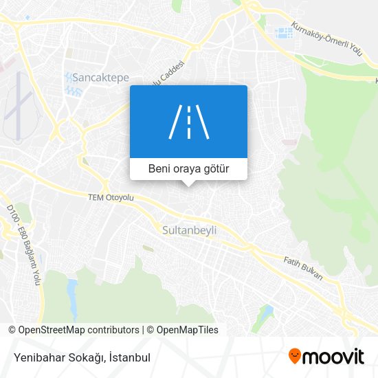Yenibahar Sokağı harita