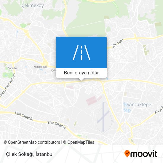 Çilek Sokağı harita