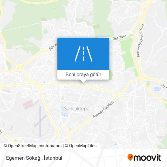 Egemen Sokağı harita