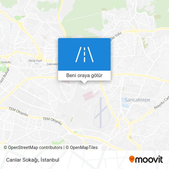 Canlar Sokağı harita