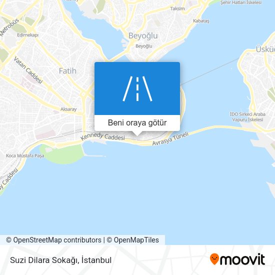 Suzi Dilara Sokağı harita