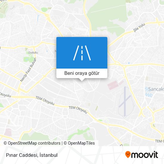Pınar Caddesi harita