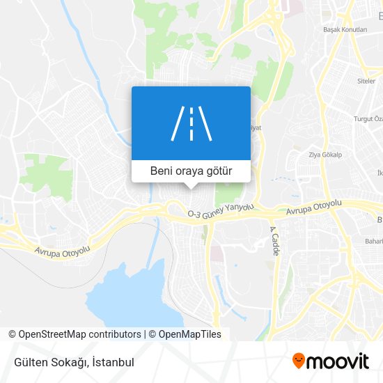 Gülten Sokağı harita