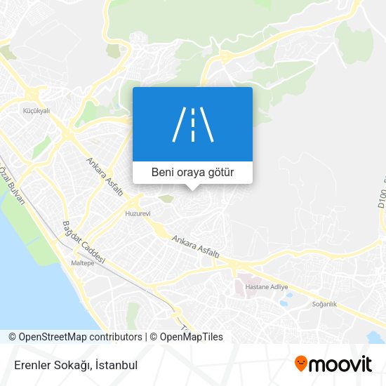 Erenler Sokağı harita