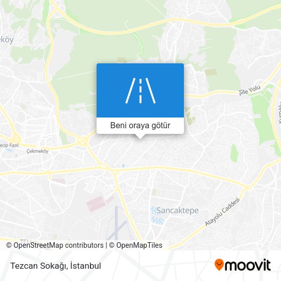 Tezcan Sokağı harita