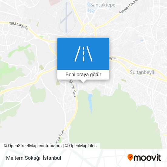 Meltem Sokağı harita
