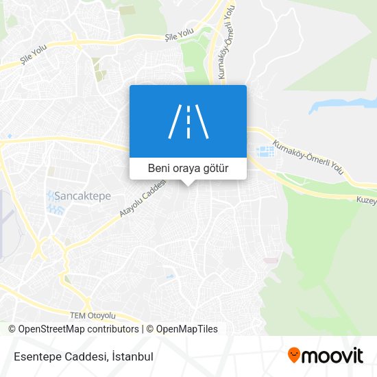 Esentepe Caddesi harita