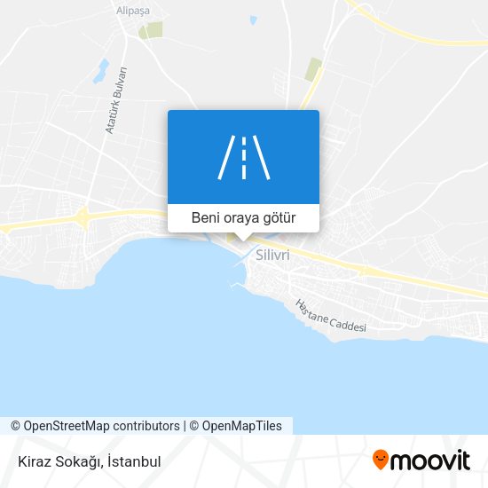 Kiraz Sokağı harita