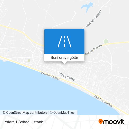 Yıldız 1 Sokağı harita