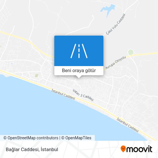 Bağlar Caddesi harita
