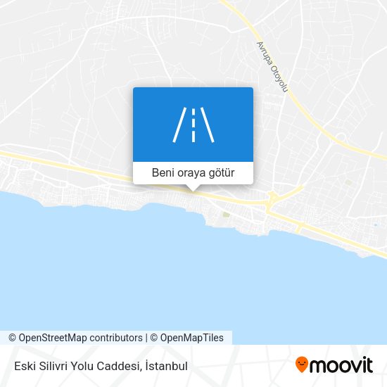 Eski Silivri Yolu Caddesi harita