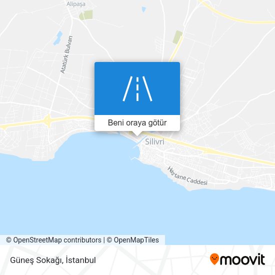 Güneş Sokağı harita