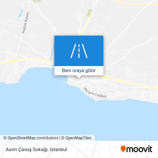 Asım Çavuş Sokağı harita