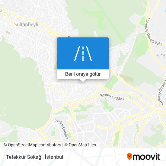 Tefekkür Sokağı harita
