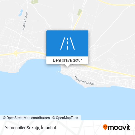 Yemenciler Sokağı harita