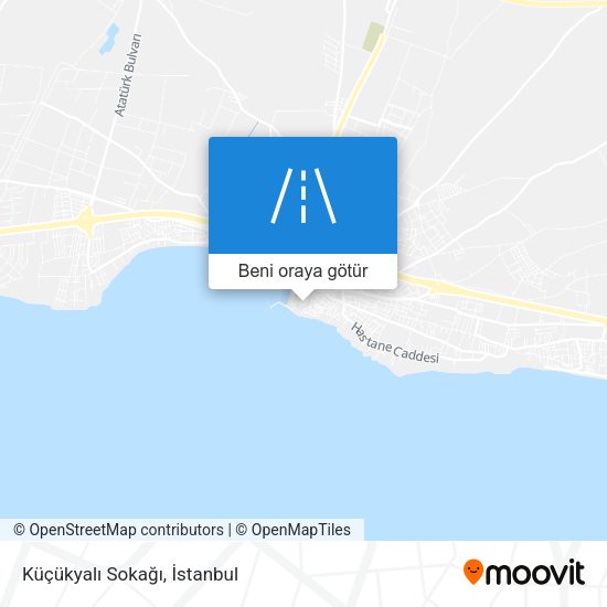 Küçükyalı Sokağı harita