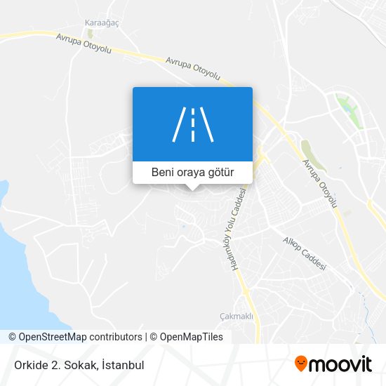 Orkide 2. Sokak harita