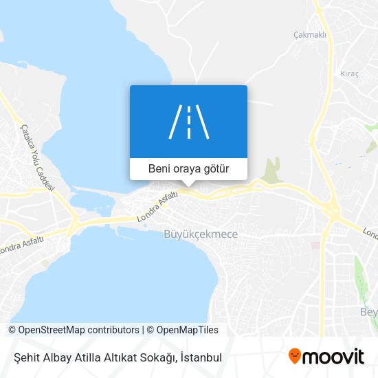 Şehit Albay Atilla Altıkat Sokağı harita