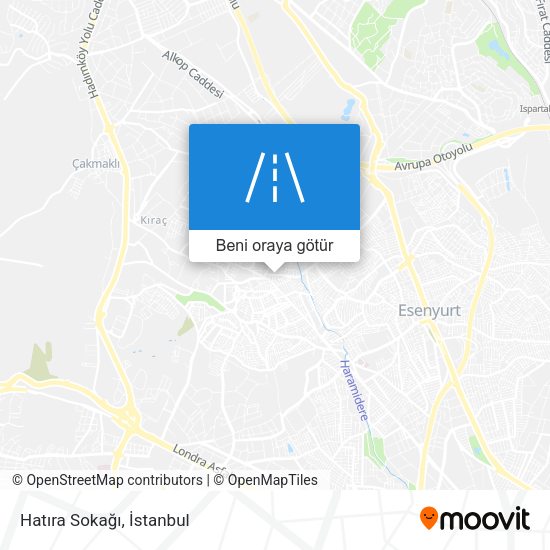 Hatıra Sokağı harita