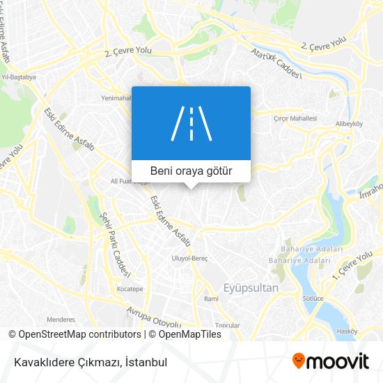 Kavaklıdere Çıkmazı harita