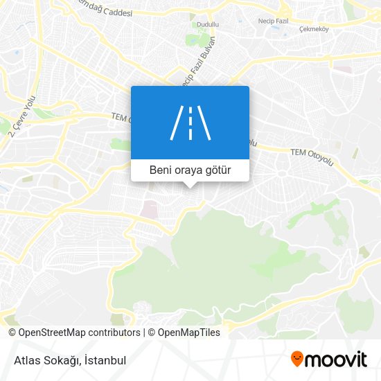 Atlas Sokağı harita