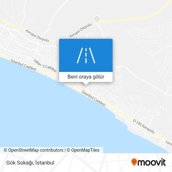 Gök Sokağı harita