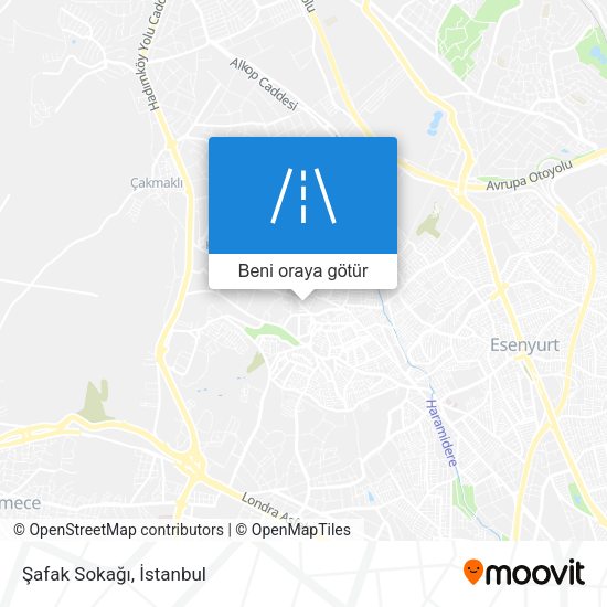 Şafak Sokağı harita