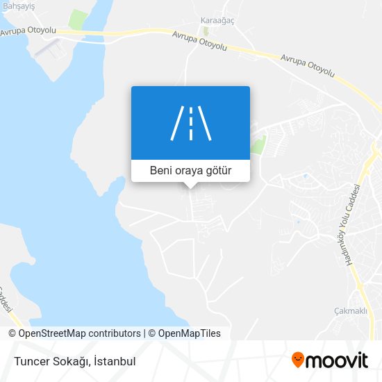 Tuncer Sokağı harita