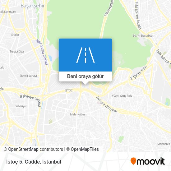 İstoç 5. Cadde harita