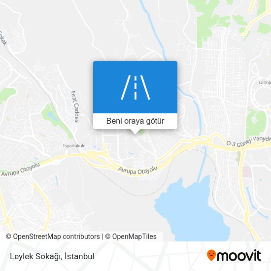 Leylek Sokağı harita