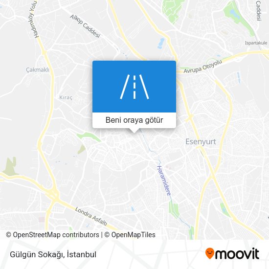 Gülgün Sokağı harita