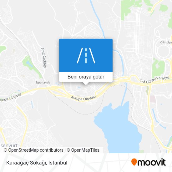 Karaağaç Sokağı harita