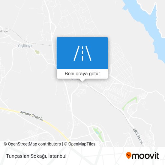 Tunçaslan Sokağı harita