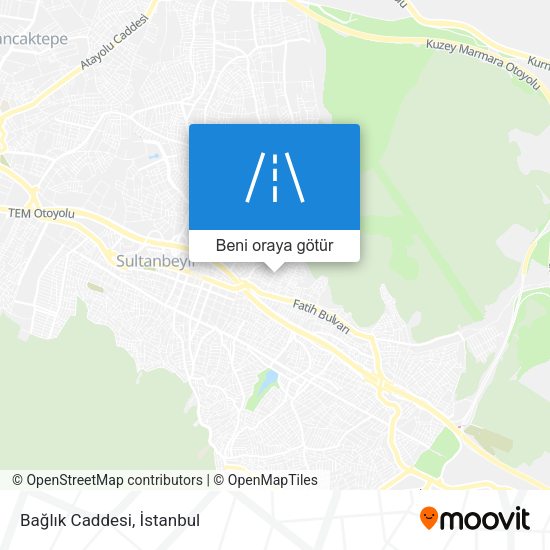 Bağlık Caddesi harita