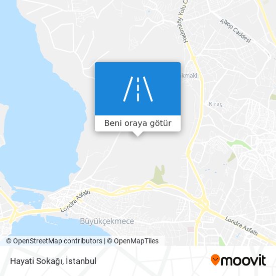 Hayati Sokağı harita