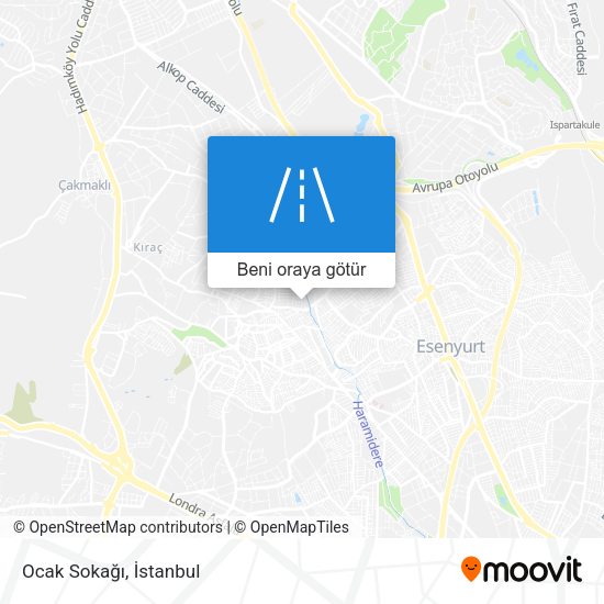 Ocak Sokağı harita