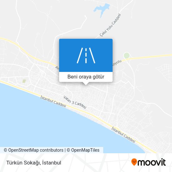 Türkün Sokağı harita