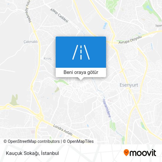 Kauçuk Sokağı harita