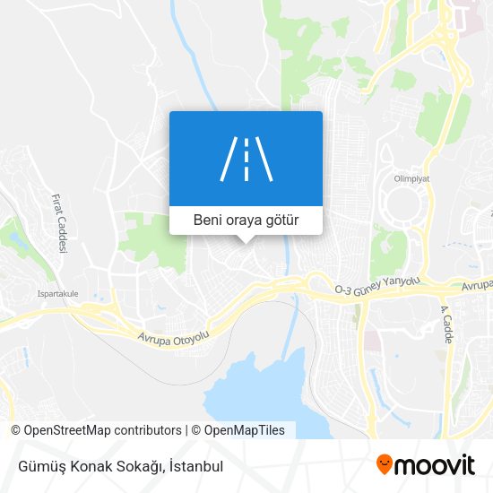 Gümüş Konak Sokağı harita