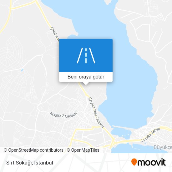 Sırt Sokağı harita