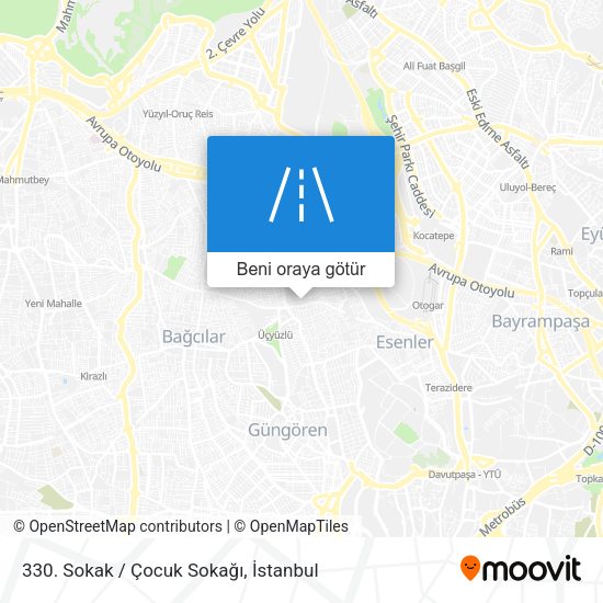 330. Sokak / Çocuk Sokağı harita
