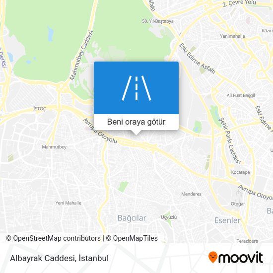 Albayrak Caddesi harita