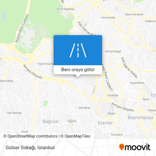 Gülser Sokağı harita