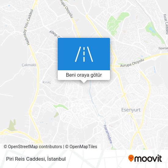 Piri Reis Caddesi harita